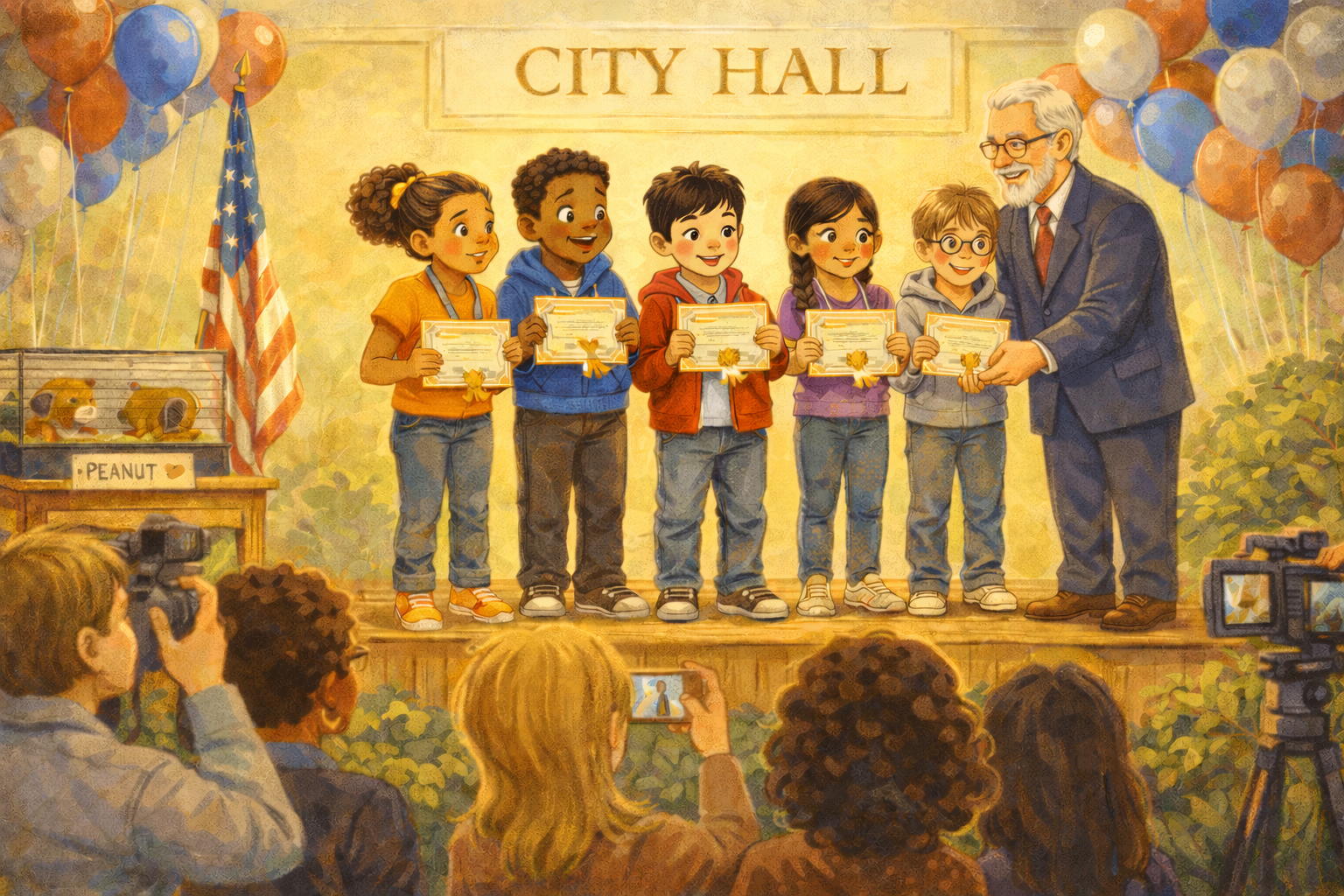 Young Citizens of Courage award ceremony